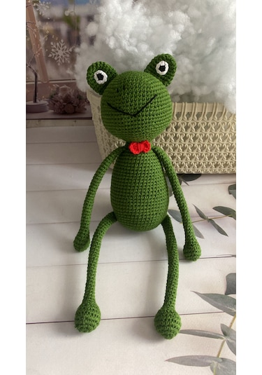Amigurumi Kurbağa Uyku Arkadaşı