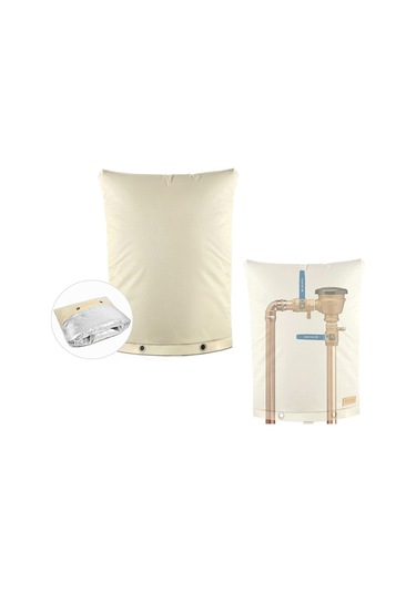 Sones Açık Hava Musluk Geri Akış Vanaları Donma Önleyici Kapak Su Musluk Koruyucu 43 X 52cm Diğer