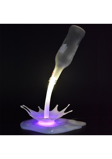 Metabagua Strade Store Led Masa Gece Işık 3d Muhteşem Hediye Yatak Odası Dekor Için 3d Dökme Şarap Lambası Renkli Işıklar Szs7wv Renkli