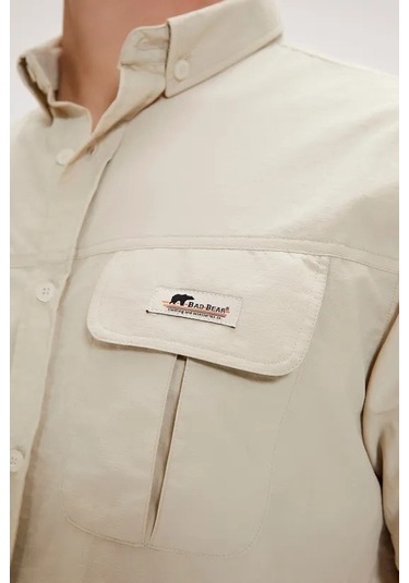 Bad Bear Fernando Shırt Parchment Erkek Basıc Shırt 24.01.30.004- 001