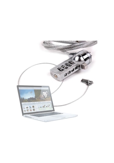 Şifreli Bilgisayar Laptop Kilit Notebook Kilidi 1.2 Metre