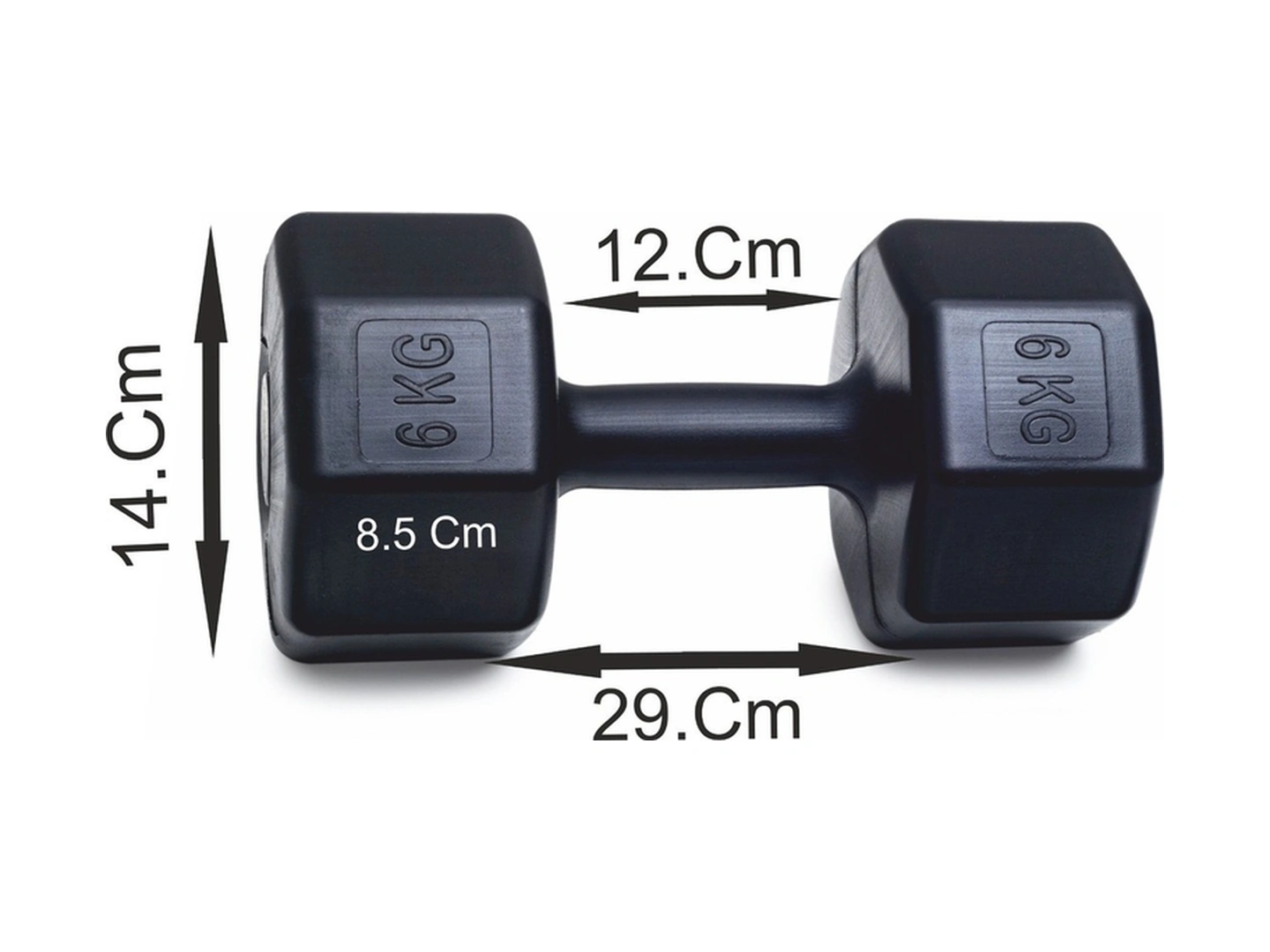 12 Kg Dambıl Seti 2 X 6 Kg Ağırlık Spor Ve Egzersiz Dambılı