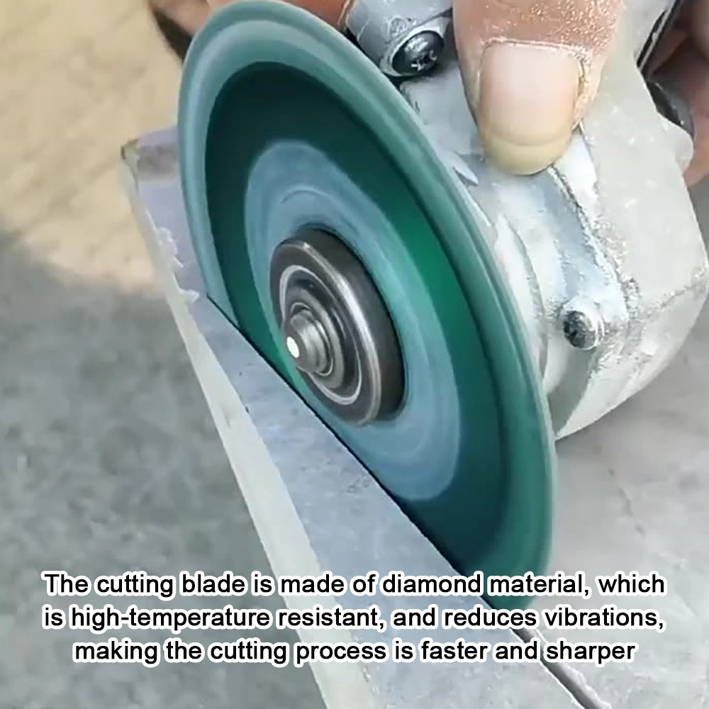 Folinda Diamantlı Füzyonlu Kesici Bladesi 100mm - Mermer, Cam, Metal, Pvc Hızlı Ve Pürüzsüz Kesim - Açımlı Taşlama Uyumlu