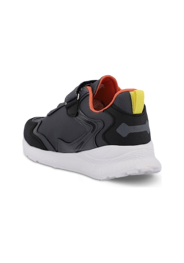 Slazenger KAOR KTN Çocuk Cırt Cırtlı Koyu Gri Günlük Spor Ayakkabısı