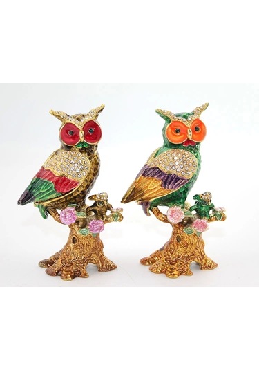 Swaroski Taşlı Tekli Baykuş Alk1929 01