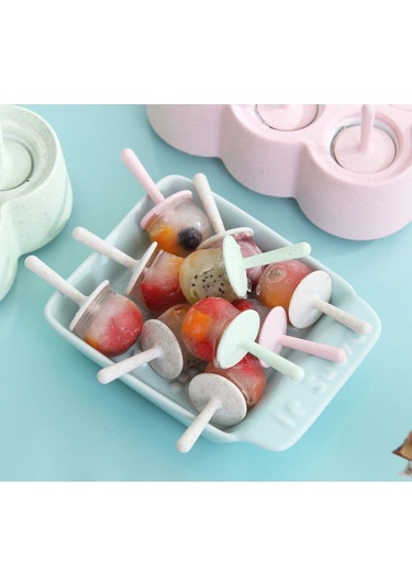 Ranyeek Evde Çocuklar İçin Üçgen Buzluk Kalıbı - Taze Dondurma Ve Buz Küpü Yaratımı - Nane Yeşili - Ev Kullanıma Uygun Çok Renkli