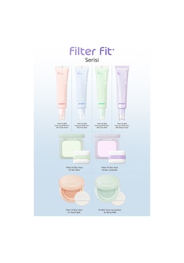 Perıpera Filter Fit Blur Pact 01 Blur Mint