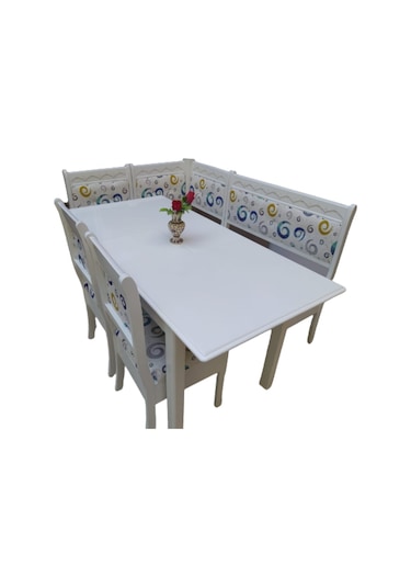 Bengimobilya Köşe Takım Mutfak Model Kayın Iskelet Sandık Benc Açılır Masa Sun