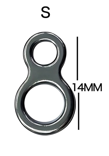 Seoul 15 Adet S Boy, İki Gözlü,çift,double,sekiz,solid Halka