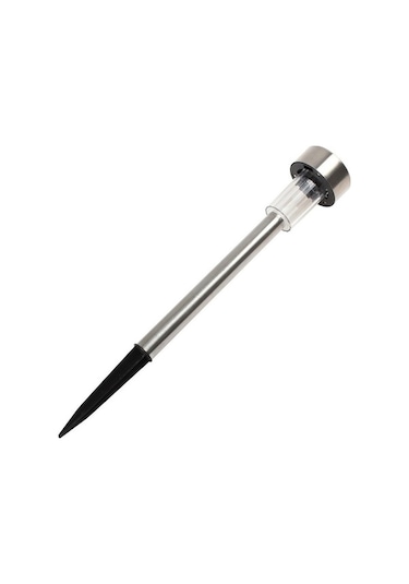 Yaozixa 10'lu Paket 4.5mm Paslanmaz Çelik Güneş Enerjili Bahçe Lambası - Beyaz Işık, Dış Mekan İçin