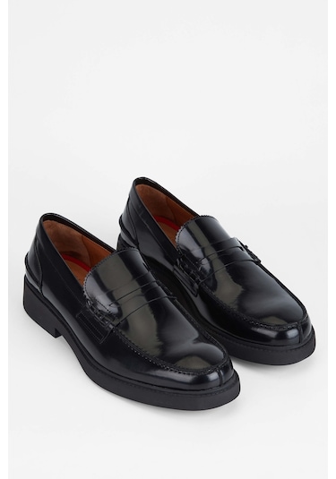 Tamer Tanca Erkek Hakiki Deri Siyah Açma Makosen Ayakkabı 01 2222 Erk Ayk Sk23/24 Siyah