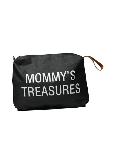 Baby Mom Bizoon 258 Termal Biberon Cepli Anne Bebek Bakım Çantası 43 x 33 CM Siyah