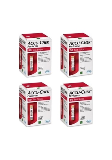 Accu-Chek Performa Nano Şeker Ölçüm Stribi 4 Kutu 200 Adet