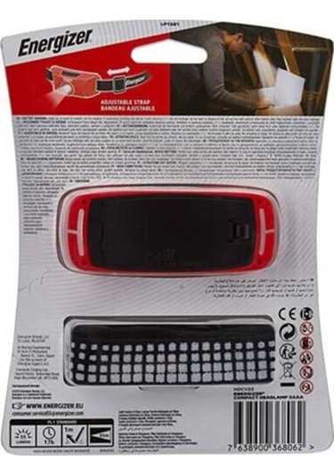 ENERGİZER Kafa Feneri 55 Lümen LP-1281 Siyah