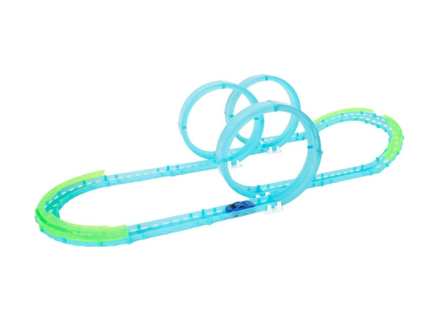 Fast Drive Yarış Seti - Karanlıkta Parlayan Arabalı Ve Parkur Pistli