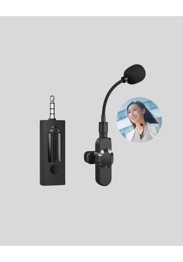 Kablosuz 2.4 Ghz Yaka Mikrofonu 60 M Menzilli, Gürültü Azaltıcı, Şarjlı Ve Taşınabilir