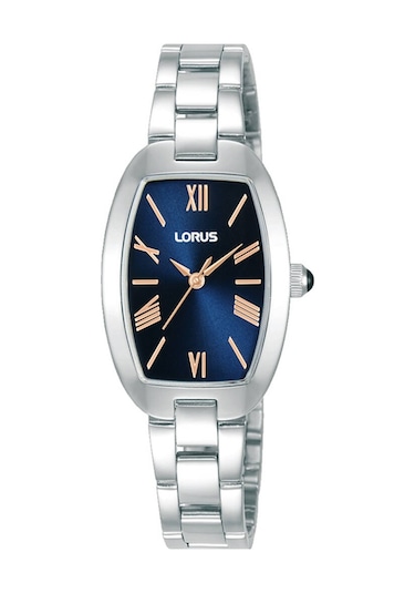 Lorus Rg219yx9 Quartz Çelik Gri Lacivert Kadran 23 Mm Kadın Kol Saati Gri