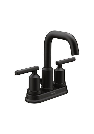 Moen Gibson Mat Siyah İki Saplı Orta Set Yüksek Ark Modern Banyo Diğer