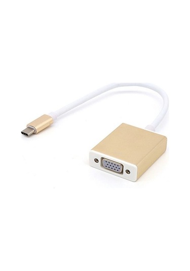Usb 3.1 Type-c Giriş - Vga Çıkış Çevirici Kablo