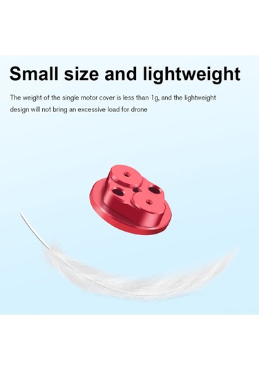 Youtek Djı Mavic Mini/se/2 Motor Koruması Aluminyum Kapak + Vida Seti - Gövde Çiziklerini Önler