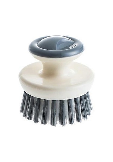 Saplı Çok Amaçlı Bulaşık Fırçası, Temizlik İçin Mutfak Fırçaları, Lavabo, Tencere, Tavalar İçin Sert Kıllı Bulaşık Fırçası 2p Gri