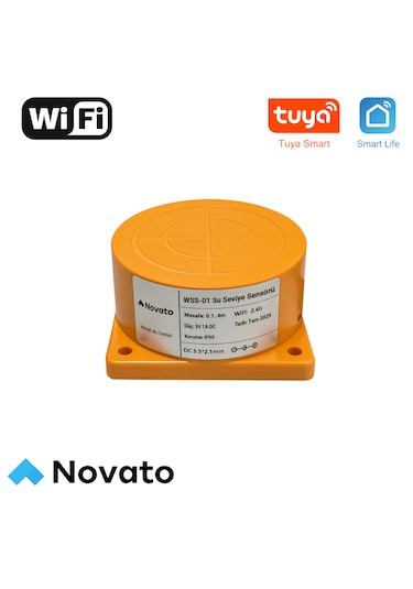 Wifi Su Seviyesi Ölçer Tuya, Smart Life Uyumlu -