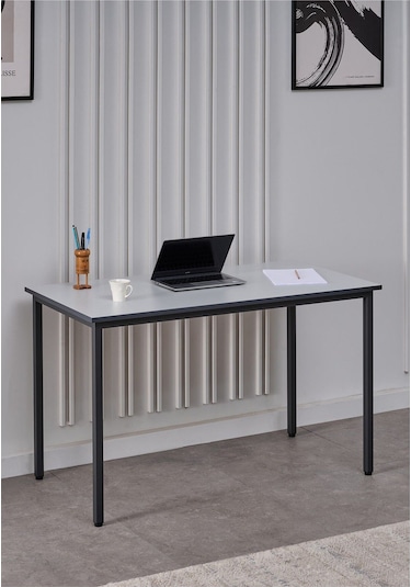 Sehpol Çalışma Masası 125x65 Cm Antrasit Gri
