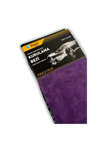 2 Adet Spark 2318 Prestige Mega Boy Mikrofiber Oto Kurulama Ve Temizlik Tank Bezi 50x75 Cm.