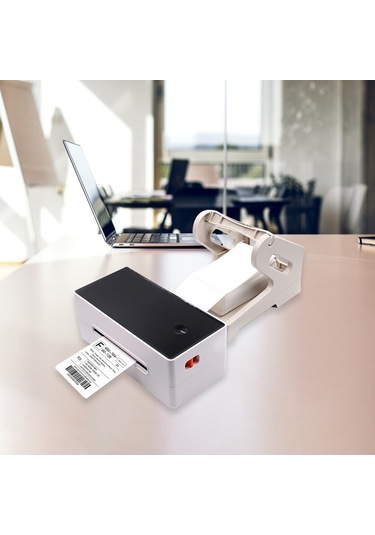 Tenfowee Evrensel Etiket Yazıcı Tutucu - Katlanır/rulo Termal Etiketler İçin Abs+pmma Malzeme