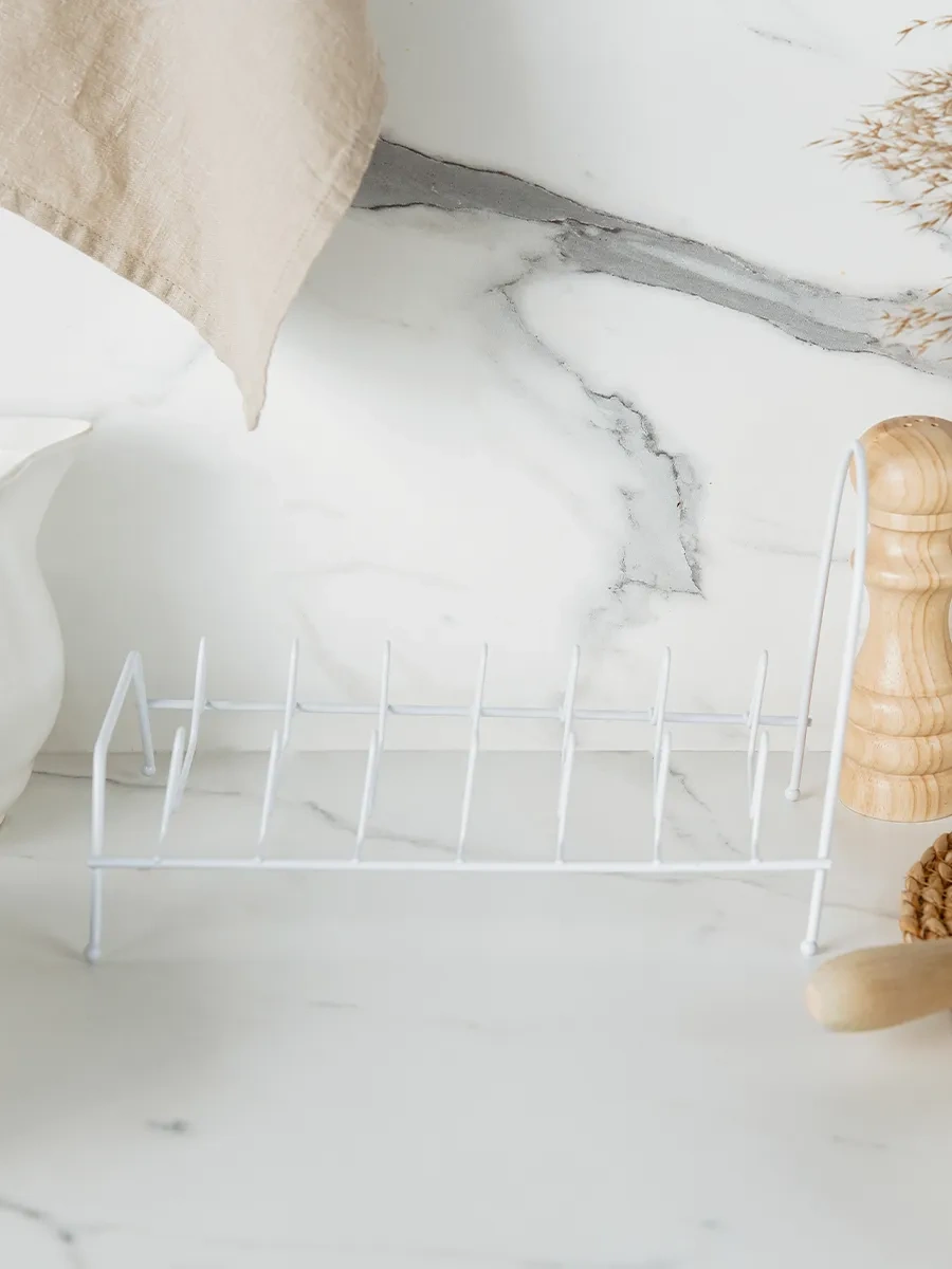 Dolana Metal Çok Amaçlı Kapaklık Ve Kesme Tahtası Tutucu 72003568 Beyaz