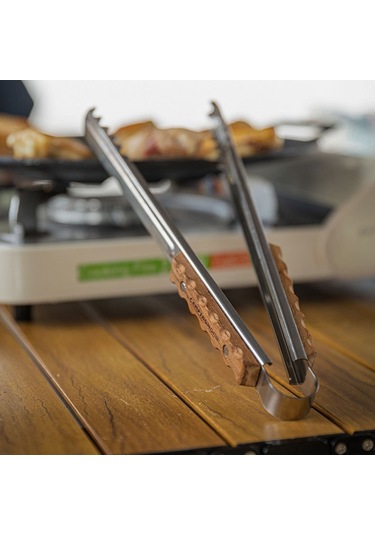 Geeksen 304 Paslanmaz Çelik Somunlu Grip, Anti-ısı Korkuluk, Büyük Boy Manav, Akşam Yemeği, Barbekü, Sosis, Balık, Sebze, Et Kızartma, Tost, Pişirme, Krokodil Dişli, Tutucu, Kol, Parça Çok Renkli