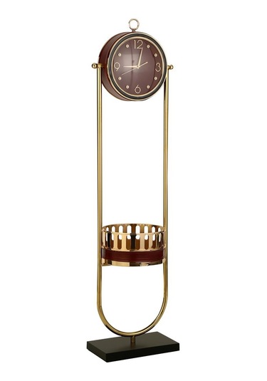 Vitale Elegant Raflı Bordo Saat Ak.jd0175