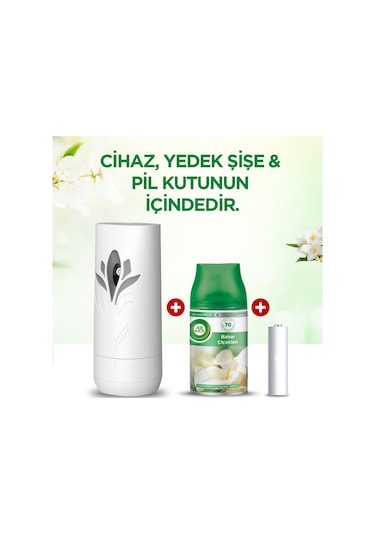 Air Wick Oda Kokusu Freshmatik, Otomatik Sprey Makine Yedek Bahar Çiçekleri 3x250 Ml