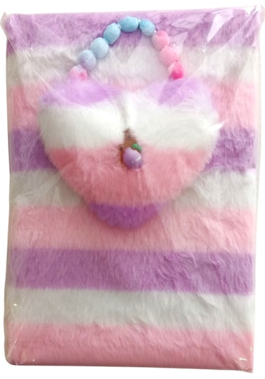 14x20 Cm Peluş Hatıra Defteri 80 Yaprak Çizgili-19