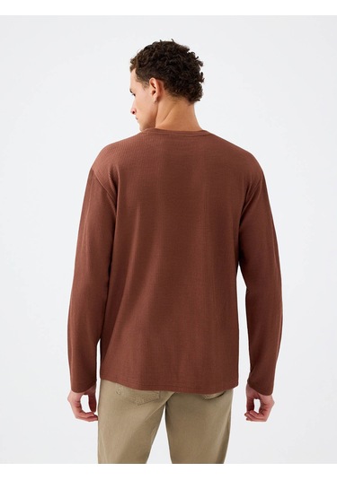 Loft Kahverengi Erkek Sweatshirt Lf2037183 Kahverengi