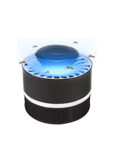 Geeksen Ev İçin Led Işıkli Usb Halka Aracı, Kimyasız 20-50 M² Etki Alanlı Beyaz Küçük Boy Sinek, Mus, Uçan Haşere Tutucu