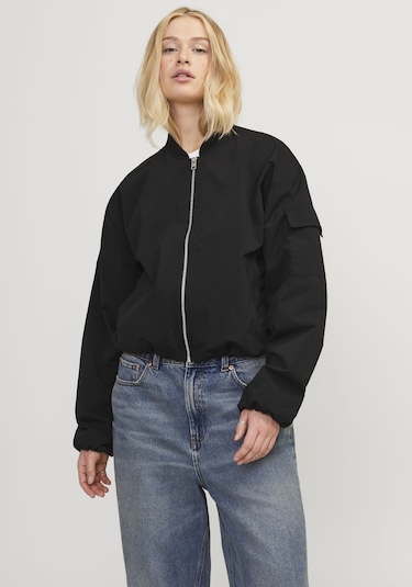 Jack & Jones Kadin Beyzbol Yakali Bomber Ceket - Leila 12253330 Black Siyah