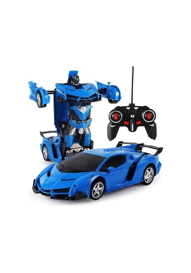 Uzaktan Kumandalı Robota Dönüşebilen Araba - 360 Derece Rotasyon