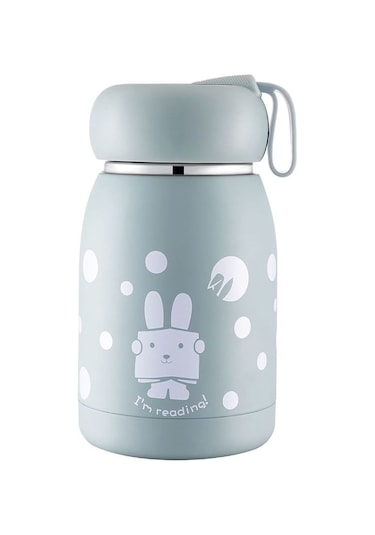 Mavi 304 Çelik 320 Ml Bebek Mama Saklama Termosu Mug Cin493mv Mavi