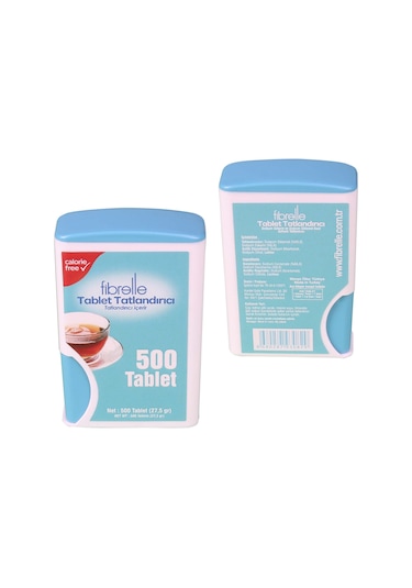 Fibrelle Sakarinli Tablet Tatlandırıcı 500'lü