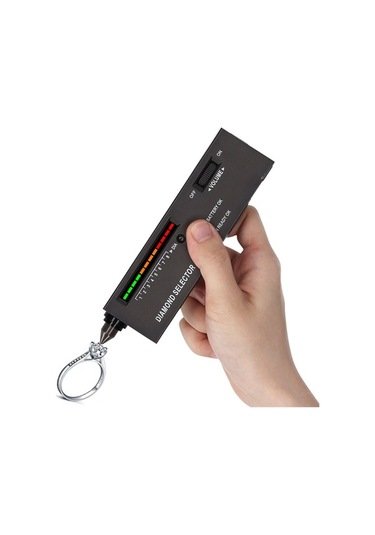 Ebitda Yüksek Hassasiyetli Elmas Test Cihazı - Abs Malzeme, Kolay Kullanım, Led Göstergeli, Taşınabilir, Siyah Siyah