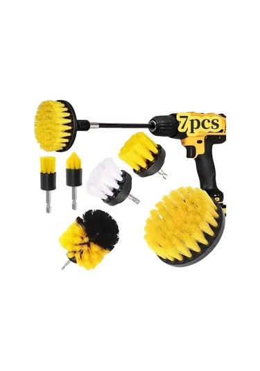 Hightower 13 Parça Çok Amaçlı Elektrikli Matkap Fırçası Seti - Zemin Banyo Fayans Araba Cilalama