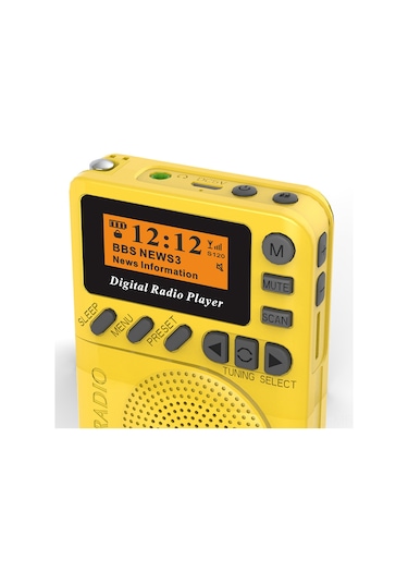 Cep Dab Dijital Radyo Mini Dab+ Dijital Radyo Mp3 Çalar Fm Radyo Lcd Ekran