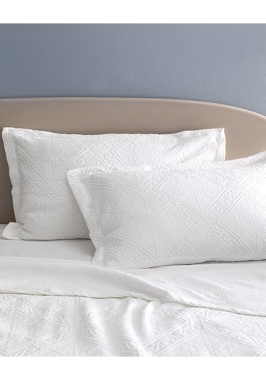 Madame Coco Marjolaina Çift Kişilik Yatak Örtüsü Yo0000000062 Beyaz