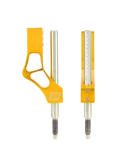 Wondernest Honda İçin Araba Modifikasyon Vites Kolu Uzatma Çubuğu Ayarlanabilir Yükseklik Adaptörü Altın Altın