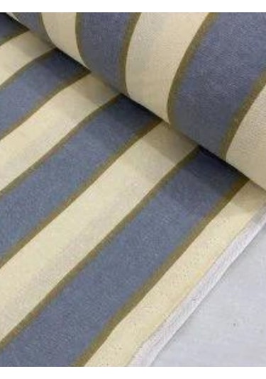 Devrim Olivya Tekstil Lüks Özel Dikim 1. Sınıf Devrim Olivya Demir Halkalı Branda Balkon Perdesi - Gri Krem Gri - Krem