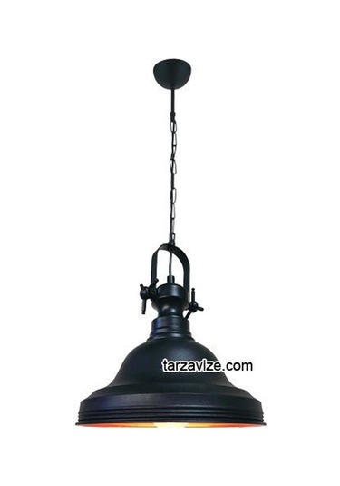 Tarzavize Trt8 Dekoratif Siyah Retro Sarkıt Avize