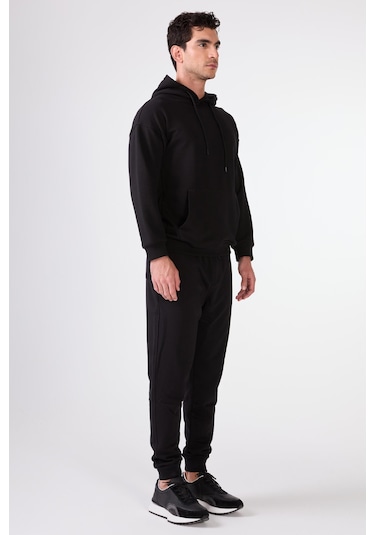 Dufy Siyah Erkek Sweatshırt - Regular Fit Siyah