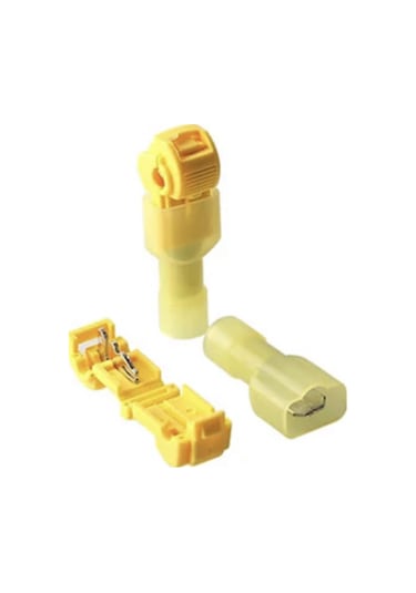 5 Takım T-soketli Kablo Kesmeden Elektrik Alma Seti 4-6 Mm2