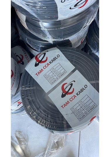 100 M 2x1.5 MM Tam Kesit CCA TTR Elektrik Kablosu